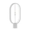 Kép 1/8 - Asztali lámpa, ellipszis, LED, USB, 5W, ALLOCACOC "Heng Balance", fehér