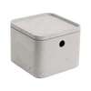 Kép 1/8 - Tárolódoboz, tetővel, 3 l, CURVER "Beton", szürke