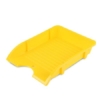 Kép 1/8 - Irattálca, műanyag, törhetetlen, DONAU "Solid", sárga