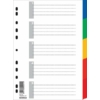 Kép 1/8 - Regiszter, műanyag, A4, 5 részes, DONAU, színes