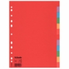 Kép 1/8 - Regiszter, karton, A4, 12 részes, ESSELTE "Economy", színes