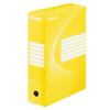 Kép 1/8 - Archiváló doboz, A4, 100 mm, karton, ESSELTE "Boxycolor", sárga