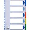 Kép 1/8 - Regiszter, műanyag, A4, 5 részes, ESSELTE