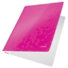 Kép 2/8 - Gyorsfűző, laminált karton, A4, LEITZ "Wow", rózsaszín