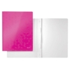 Kép 3/8 - Gyorsfűző, laminált karton, A4, LEITZ "Wow", rózsaszín