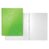 Kép 3/8 - Gyorsfűző, laminált karton, A4, LEITZ "Wow", zöld
