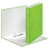 Kép 3/8 - Gyűrűs könyv, 2 gyűrű, D alakú, 40 mm, A4 Maxi, karton, LEITZ "Wow", zöld