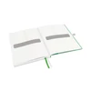 Kép 3/8 - Jegyzetfüzet, exkluzív, iPad méret, kockás, 80 lap, keményfedeles, LEITZ "Complete", fehér