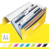 Kép 2/8 - Harmonikamappa, A4, PP, 6 rekeszes, LEITZ "Wow", sárga