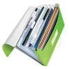 Kép 4/8 - Harmonikamappa, A4, PP, 6 rekeszes, LEITZ "Wow", zöld