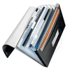 Kép 4/8 - Harmonikamappa, A4, PP, 6 rekeszes, LEITZ "Wow", fekete