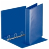 Kép 1/8 - Gyűrűs könyv, panorámás, 4 gyűrű, D alakú, 50 mm, A4, PP, ESSELTE, kék