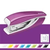 Kép 2/8 - Tűzőgép, mini, No. 10, 10 lap, fém, LEITZ "Nexxt Wow", lila