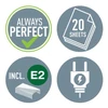 Kép 5/8 - Tűzőgép, elektromos, 24/6, 20 lap, LEITZ "Nexxt 5533", fehér