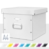 Kép 2/8 - Irattároló doboz, függőmappának, LEITZ "Click&Store", fehér