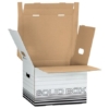 Kép 2/8 - Archiváló doboz, M méret, LEITZ "Solid", fehér