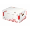 Kép 1/8 - Archiváló konténer, S méret, újrahasznosított karton, ESSELTE "Speedbox", fehér
