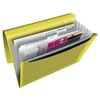 Kép 2/8 - Harmonikamappa, A4, PP, 6 rekeszes, ESSELTE "Colour` Ice", sárga