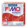 Kép 1/8 - Gyurma, 57 g, égethető, FIMO "Effect", csillámos piros