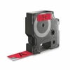 Kép 1/8 - Feliratozógép szalag, 19 mm x 7 m, DYMO "D1", piros-fekete
