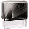 Kép 1/8 - Bélyegző, COLOP "Printer IQ 40" fekete ház - fekete párnával