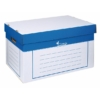 Kép 1/8 - Archiváló konténer, 320x460x270 mm, karton, VICTORIA, kék-fehér