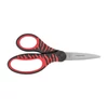 Kép 1/8 - Olló, iskolai, 15 cm, FISKARS "Softgrip", fekete és piros