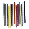 Kép 1/8 - Spirál, műanyag, 12 mm, 56-80 lap, FELLOWES, 100 db, piros