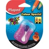 Kép 2/8 - Hegyező, kétlyukú, tartályos, tompára hegyező, MAPED "Color`Peps", vegyes színek