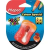Kép 3/8 - Hegyező, kétlyukú, tartályos, tompára hegyező, MAPED "Color`Peps", vegyes színek