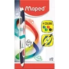Kép 2/8 - Golyóstoll, 0,5 mm, kétvégű, MAPED "Twin Tip", 4 hagyományos szín
