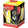 Kép 3/8 - Szövegkiemelő, 1-5 mm, MAPED "Fluo Peps Pocket Soft", sárga