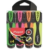 Kép 1/8 - Szövegkiemelő készlet, 1-5 mm, MAPED "Ultra Soft", 4 különböző szín