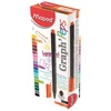 Kép 1/8 - Tűfilc, 0,4 mm, MAPED "Graph`Peps", narancssárga