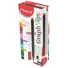 Kép 1/8 - Tűfilc, 0,4 mm, MAPED "Graph`Peps", piros