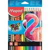 Kép 1/8 - Színes ceruza készlet, háromszögletű, MAPED "Color`Peps Animal", 18 különböző szín