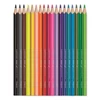 Kép 2/8 - Akvarell ceruza készlet, háromszögletű, ecsettel, MAPED "Color Peps", 18 különböző szín