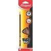 Kép 1/8 - Grafitceruza radírral, HB, háromszögletű, MAPED "Black`Peps"