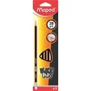 Kép 1/8 - Grafitceruza radírral, 2B, háromszögletű, MAPED "Black`Peps"