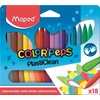 Kép 1/8 - Zsírkréta, MAPED "Color`Peps" PlastiClean, 18 különböző szín