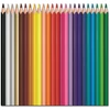 Kép 2/8 - Színes ceruza készlet, háromszögletű, MAPED "Color`Peps Strong", 24 különböző szín