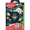 Kép 2/8 - Tolltartó, klapnis, töltött, MAPED "Totem"