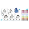 Kép 4/8 - Kreatív készségfejlesztő készlet, MAPED CREATIV, "Color and Play" színező és puzzle