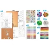 Kép 3/8 - Kreatív készségfejlesztő készlet, MAPED CREATIV, "Color and Play", négy évszak fa