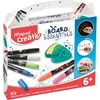 Kép 1/8 - Marker készlet, törölhető, különböző felületekre, MAPED CREATIV, "Board Essentials," 6 különböző szín