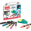Kép 2/8 - Marker készlet, törölhető, különböző felületekre, MAPED CREATIV, "Board Essentials," 6 különböző szín