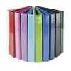 Kép 1/8 - Gyűrűs könyv, panorámás, 4 gyűrű, 40 mm, A4, PP/karton, PANTA PLAST, rózsaszín