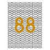 Kép 1/8 - Etikett, 45x8 mm, eltávolítható, ékszerekhez, A4 hordozón, APLI, 2200 etikett/csomag