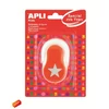 Kép 1/8 - Mintalyukasztó, csillag, 25,4 mm, APLI "Creative", narancssárga