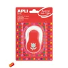 Kép 1/8 - Mintalyukasztó, tulipán, 25,4mm, APLI "Creative", piros